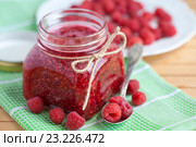 Джем малиновый, домашние заготовки на зиму. Стоковое фото, фотограф Галина Лукьяненко / Фотобанк Лори