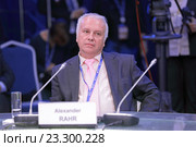 Александр Рар (Alexander Rahr) — директор Центра им. Бертольда Байтца при Германском совете по внешней политике на Петербургском международном экономическом форуме ПМЭФ-2016. Редакционное фото, фотограф Игорь Долгов / Фотобанк Лори