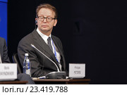 Филипп Петерс (Philippe Peters) - партнер, Руководитель практики консультационных услуг в СНГ, EY на Петербургском международном экономическом форуме ПМЭФ-2016. Редакционное фото, фотограф Игорь Долгов / Фотобанк Лори