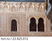 Gilded Room (Cuarto dorado) at Alhambra. Granada, Spain (2016 год). Редакционное фото, фотограф Яков Филимонов / Фотобанк Лори