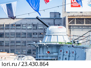 Шестиствольная 30 мм артиллерийская установка АК-630 на малом противолодочном корабле "Уренгой" (2016 год). Редакционное фото, фотограф Сергей Дубров / Фотобанк Лори