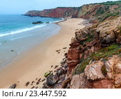 Amado Beach, Algarve, Portugal. (2016 год). Стоковое фото, фотограф Юрий Брыкайло / Фотобанк Лори