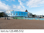 Гостиница "Терийоки". Зеленогорск (2016 год). Редакционное фото, фотограф Александр Щепин / Фотобанк Лори