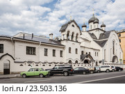 Старообрядческая церковь Знамения Пресвятой Богородицы на Тверской улице, Санкт-Петербург (2016 год). Редакционное фото, фотограф Галина Ермолаева / Фотобанк Лори