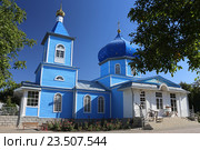 Церковь Покрова Пресвятой Богородицы, Черкесск (2016 год). Стоковое фото, фотограф Алексей Гусев / Фотобанк Лори