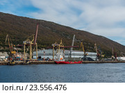 Порт Магадан. Редакционное фото, фотограф Антон Афанасьев / Фотобанк Лори