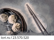 Traditional chinese food. Стоковая иллюстрация, иллюстратор Роман Гадицкий / Фотобанк Лори
