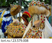 Фрагмент царских одежд. Стоковое фото, фотограф Вячеслав Палес / Фотобанк Лори