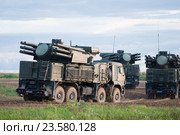 Зенитный ракетно-пушечный комплекс 96К6 "Панцирь-С1". "Армия-2016" - Международный военно-технический форум. Парк "Патриот" Редакционное фото, фотограф Алексей Бок / Фотобанк Лори