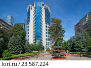 Москва. "Башня 2000" Московского международного делового центра "Москва-Сити" (2016 год). Редакционное фото, фотограф Елена Коромыслова / Фотобанк Лори