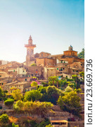 Valldemossa village in Mallorca (2008 год). Стоковое фото, фотограф Вероника Галкина / Фотобанк Лори