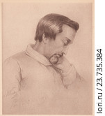 Христиан Иоганн Генрих Гейне (Christian Johann Heinrich Heine)-немецкий поэт, публицист и критик. Старая фототипия СССР 1939 года. Стоковая иллюстрация, иллюстратор александр афанасьев / Фотобанк Лори