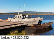 Байкал. Старый причал в Усть-Баргузине (2016 год). Стоковое фото, фотограф Виктория Катьянова / Фотобанк Лори