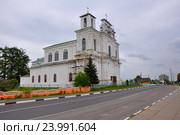 Церковь Александра Невского. Агрогородок Столовичи, Республика Беларусь (2015 год). Стоковое фото, фотограф Мартынов Антон / Фотобанк Лори