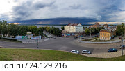 Панорамма перекрестка улицы Вилоновской и Куйбышева. Самара (2014 год). Редакционное фото, фотограф Акиньшин Владимир / Фотобанк Лори