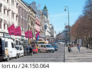 Улица Карла-Юхана. Осло. Норвегия (2010 год). Редакционное фото, фотограф Румянцева Наталия / Фотобанк Лори