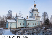 Церковь Успения Пресвятой Богородицы в городе Вельске Архангельской области (2016 год). Стоковое фото, фотограф Николай Мухорин / Фотобанк Лори