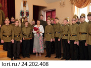 Концерт воскресной школы ко Дню Победы в Успенском храме города Красногорска (2016 год). Редакционное фото, фотограф Дмитрий Неумоин / Фотобанк Лори