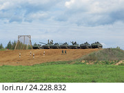 Международный военно-технический форум "Армия-2016". Военная техника, участвующая в шоу на полигоне "Алабино" в Московской области. Редакционное фото, фотограф Игорь Долгов / Фотобанк Лори