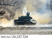 Russian tank T-72. Стоковое фото, фотограф Алексей Суворов / Фотобанк Лори