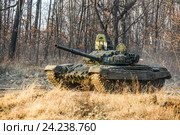 Russian tank T-72. Стоковое фото, фотограф Алексей Суворов / Фотобанк Лори