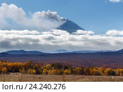 Ключевской вулкан или Ключевская сопка. Стоковое фото, фотограф А. А. Пирагис / Фотобанк Лори