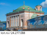 Храм Спаса Нерукотворного Образа на Конюшенной площади (2016 год). Редакционное фото, фотограф Геннадий Соловьев / Фотобанк Лори