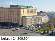 Москва, Лубянская площадь. Центр информационной безопасности ФСБ России (2016 год). Редакционное фото, фотограф Елена Коромыслова / Фотобанк Лори