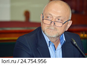 Виктор Александрович Семёнов, председатель Комитета ТПП РФ по предпринимательству в агропромышленной сфере, бывший министр сельского хозяйства и продовольствия РФ (1998—1999) (2016 год). Редакционное фото, фотограф Александр Замараев / Фотобанк Лори