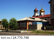 Забайкальский край, г. Чита. Перекресток улиц Чкалова и 9-е Января. Свято-Воскресенский кафедральный храм. Стоковое фото, фотограф Валерий Лаврушин / Фотобанк Лори