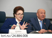 XI Международный конгресс по репродуктивной медицине. Академик РАН, Главный специалист по акушерству и гинекологии МЗ РФ  Лейла (2017 год). Редакционное фото, фотограф Александр С. Курбатов / Фотобанк Лори