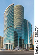 Комплекс "Башня на Набережной" делового центра "Москва-Сити" (2016 год). Редакционное фото, фотограф Николай Сачков / Фотобанк Лори
