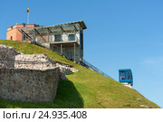 Фуникулер. Гора Гедиминаса, Вильнюс, Литва (2015 год). Стоковое фото, фотограф Бурмистрова Ирина / Фотобанк Лори