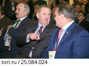 Открытие выставки "Агрофарм-2017". Директор Департамента животноводства Минсельхоза РФ Харон Амерханов и вице-президент НКО Росптицесоюз Владимир Фисинин. Редакционное фото, фотограф Александр С. Курбатов / Фотобанк Лори