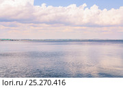 Таганрогский залив Азовского моря перед грозой (2015 год). Стоковое фото, фотограф Алёшина Оксана / Фотобанк Лори