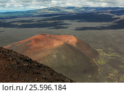 Volcano Gorshkov - First cinder cone of North Breakthrough Great Tolbachik Fissure Eruption 1975 (2016 год). Редакционное фото, фотограф Юлия Машкова / Фотобанк Лори