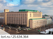 Москва, Лубянская площадь. Центр информационной безопасности ФСБ России (2016 год). Редакционное фото, фотограф Владимир Мельников / Фотобанк Лори