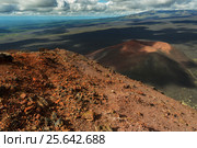 Volcano Gorshkov - First cinder cone of North Breakthrough Great Tolbachik Fissure Eruption 1975 (2016 год). Редакционное фото, фотограф Юлия Машкова / Фотобанк Лори