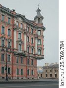 Санкт-Петербург. Доходный дом К. А. Шрейбера. Потёмкинская улица, 3, Захарьевская улица, 41 (2016 год). Стоковое фото, фотограф Валентина Качалова / Фотобанк Лори