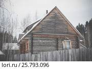 Дом в селе (2017 год). Стоковое фото, фотограф Aleksandr “K” Kuznetsov / Фотобанк Лори