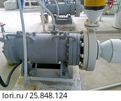 The pump for pumping hot products of oil refining. Стоковое фото, фотограф Леонид Еремейчук / Фотобанк Лори