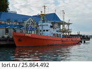 Large hydrographic boat BGK-246 in Sevastopol (2016 год). Редакционное фото, фотограф Юлия Машкова / Фотобанк Лори