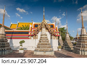 Wat Pho or Wat Phra Nakhon temple in Bangkok, Thailand, Asia. Стоковое фото, агентство BE&W Photo / Фотобанк Лори