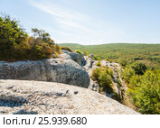 Крым. Вид с плато Эски-Кермен (2015 год). Стоковое фото, фотограф Владимир Чинин / Фотобанк Лори