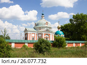 Воскресенский храм в Санаксарском монастыре в Мордовии (2014 год). Стоковое фото, фотограф Солодовникова Елена / Фотобанк Лори