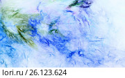 Blue abstract fractal background. Стоковая иллюстрация, иллюстратор Михаил Яковлев (ktynzq) / Фотобанк Лори