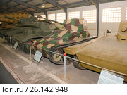 Легкий танк Vickers - Armstrong вооруженные силы Великобритании в Центральном музее бронетанкового вооружения и техники, Кубинка (2015 год). Редакционное фото, фотограф Pukhov K / Фотобанк Лори