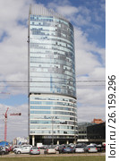 Улица Савушкина, 126Б. Бизнес-центр "Атлантик-сити". Санкт-Петербург (2017 год). Редакционное фото, фотограф Анна Зеленская / Фотобанк Лори