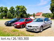 BMW E39 5-series (2014 год). Редакционное фото, фотограф Art Konovalov / Фотобанк Лори