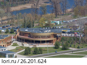 Hotel-restaurant "Monarch" in Sviatohirsk (2017 год). Редакционное фото, фотограф Валентин Лещименко / Фотобанк Лори